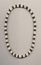 Necklace for boys made of fish vertebrae and wooden beads from Salvatierra, Mexico, length 18'' 45cm.