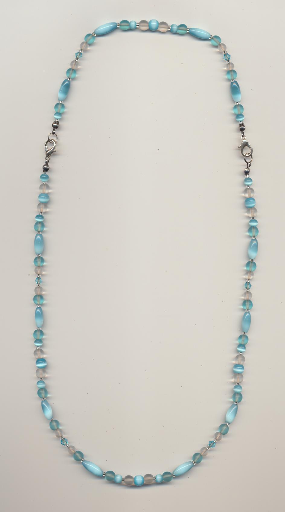 From short to long: a necklace made from a necklace and its bracelet 
